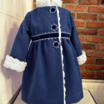 Abrigo para niña · Azul