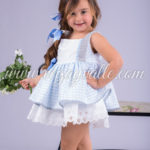 Vestido para niña · Celeste